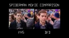 Spider-Man VHS vs DVD Image Quality Comparison (PAL)