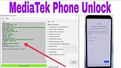 Mediatek universal tool / mtk android mobile unlock best tool google frp unlock tool