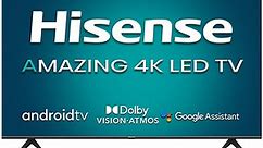 Hisense 126 cm (50 inch) 2Yr Warranty 4K Ultra HD Android Smart LED TV With Dolby Vision and ATMOS, 50A71F