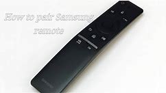 How To Pair A Samsung TV Remote