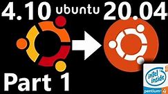 Upgrading through every version of Ubuntu 32-bit PART 1