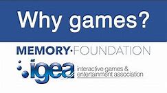 Brain Games Help Memory in Seniors - Memory Foundation and IGEA