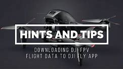 HOW TO - Download your flight data from your DJI FPV & Avata drone to the DJI Fly App and other Apps