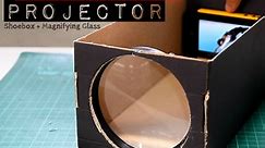 Build a Smartphone Projector With a Shoebox