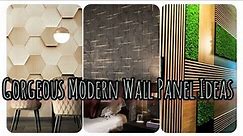 Beautiful & Visually Striking Modern Wall Panels Designs You Must Have! | Appealing Cozy Home Decor