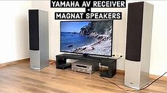 Yamaha Receiver + Magnat speakers sound & bass test