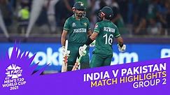 India v Pakistan I ICC Men's T20WC 2021 | Match Highlights