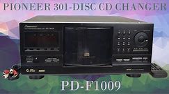 Pioneer 300 Plus 1 CD Player Changer High Capacity Compact Disc System PD-F1009 Product Demo