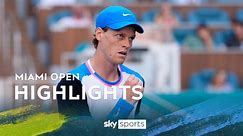 Grigor Dimitrov vs Jannik Sinner | Miami Open highlights
