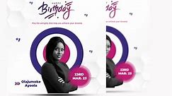 Simple birthday design ideas for graphic designers | how to design birthday flyer