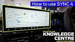 How to use Ford SYNC 4 Infotainment System 2024