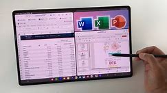Samsung Tab S9 Ultra - How To Use Free Microsoft Office - Excel PowerPoint Word