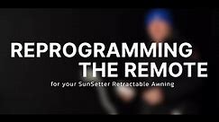 Sunsetter Awning - Re-programming your remote