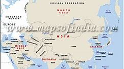 Asia Political Map - MapsofIndia.com