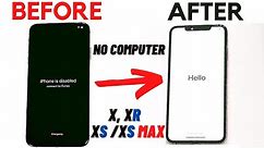 How to Factory Reset iPhone X/XR/XS/XS Max Without Computer, or iTunes