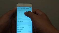 iPhone 6: How to Delete Old Email Account