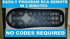 RCA Universal Remote (RCR312WR) Programming For TV
