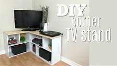 DIY Corner TV Stand