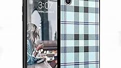 Casely iPhone X/XS Case | As if! Light Blue Plaid Case