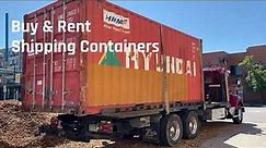 Buy Shipping Containers Online Ground Level Delivery Videos 1080p Western Container Sales