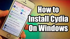 How to Install Cydia on Windows on iOS 8