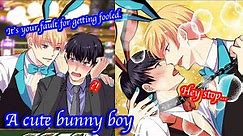 【BL Anime】A cute bunny boy spurred me on to bet at a casino, and I ended up with a huge debt?!