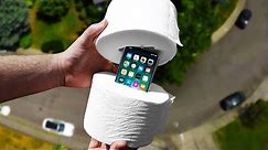 Can Toilet Paper Protect iPhone X from 100 FT Drop Test?