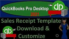 Sales Receipt Template Download & Customize 750 QuickBooks Pro 2021