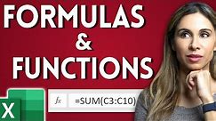 Excel Formulas and Functions You NEED to KNOW!