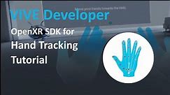 VIVE Developer - OpenXR Hand Tracking SDK Tutorial | in Unity for VIVE Mobile VR