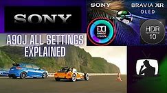 Sony A90J A80J OLED Complete Settings Guide | Movies, TV, Cable, Sports | Part 1