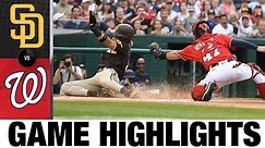 Padres vs. Nationals Game 1 Highlights (7/18/21) | MLB Highlights