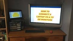 How To Connect A Laptop To A Monitor Or TV