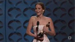 Jennifer Lawrence Wins Best Actress: 85th Oscars (2013)