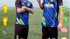 Os crias da base, Gabriel Ferreira e Pato, entraram na trend e criaram #OJogadorPerfeito. Se liga na resenha! 😂