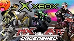 MX vs ATV Unleashed (Xbox) Gameplay & Commentary