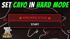 How to Set CAYO PERICO HEIST on HARD MODE after DLC Updates (GTA 5 Online)