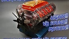 StemNex 1/4 Scale Visible V8 Engine Model Kit Build Review Banggood Playz DISCOUNT CODE