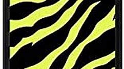 Wildflower Limited Edition Cases Compatible with iPhone XR (Neon Yellow Zebra)