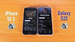 Apple iPhone SE 3 Vs Galaxy S22 Speaker Test