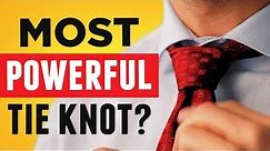 POWER Tie Knot EVERY MAN Needs To Know! (EASIEST Full Windsor Necktie Knot Video Guide Tutorial)