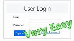 Password Reset System using PHPMailer