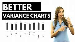 How to Create Variance Charts in Excel with Percentage Change (simple & uncommon technique)