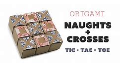 Origami Tic Tac Toe / Naughts & Crosses Game - Paper Kawaii