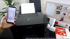 CANON PIXMA TS3355 LEARN HOW TO SCAN YOUR DOCUMENT, PRINT AND SHARE TO EMAIL
