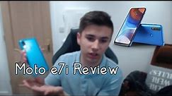 Motorola e7i Quick REVIEW. First impressions + Camera/Feature Test.