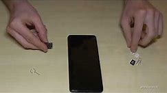 Xiaomi Poco X4 Pro: How to insert the SIM card? Installation of the nano SIM cards (Tutorial)
