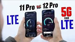 iPhone 12 5G/LTE vs 11 Pro LTE - Real World Comparison!