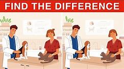 【Spot the difference】 Classic Find the difference game in 120 seconds for adults #582