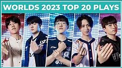 Top 20 Best Plays - Worlds 2023 Swiss Stage